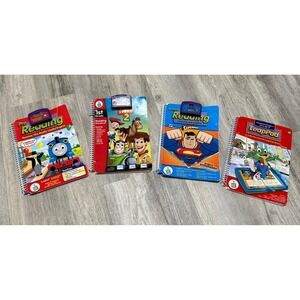 LeapFrog LeapPad Interactive Book Bundle Thomas Toy Story Superman Lot of 4